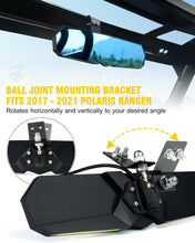 Load image into Gallery viewer, Xprite 13" UTV Center View Mirror w/ LED Lights &amp; Rocker Switch - Valiant Series - Default Title Alternate Image