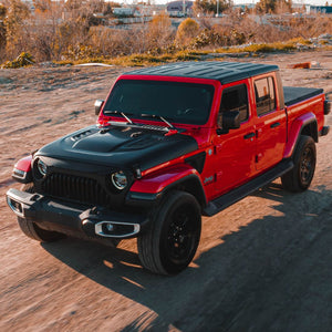 Xprite Hood Jeep Wrangler JL (18-22) [Unpainted - 10th Anniversary] w/ Functional Air Vents