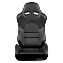 Load image into Gallery viewer, BRAUM ADVAN Sport Seats (Reclinable) Black Leatherette or Black Cloth - Black Leatherette - Black Stitching Alternate Image