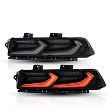 Load image into Gallery viewer, Auto Addict Tail Lights Chevy Camaro (2014-2015) UMBRA/VELOX LED Gloss Black / Smoked Alternate Image