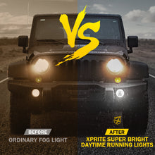 Load image into Gallery viewer, Xprite 4 Inch Halo LED Fog Lights Jeep Wrangler JL (2019-2022) [Escapade Series] Multiple Color Options Alternate Image