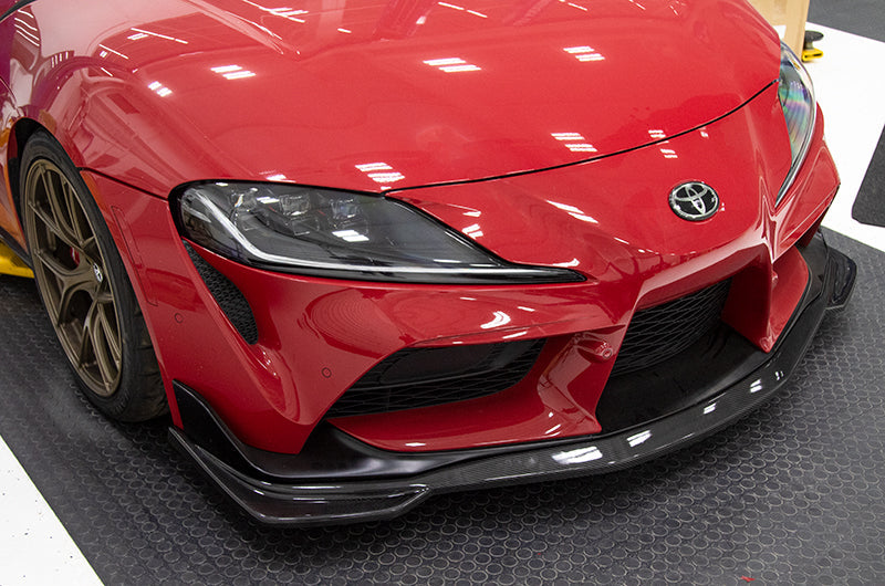 OLM Front Lip Toyota Supra (2020-2022) [V1 MT Style] Carbon Fiber ...