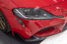 Load image into Gallery viewer, OLM Front Bumper Vent Covers Toyota Supra (2020-2023) LE Carbon Fiber Alternate Image