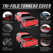 Load image into Gallery viewer, DNA Tonneau Cover for Dodge Ram 1500 2500 3500 (2002-2016) Vinyl Soft Tri-Fold Alternate Image