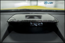 Load image into Gallery viewer, OLM Console Hood Cover for Subaru WRX / STI (15-17) Forester (14-18) Crosstrek (13-17) Dry Carbon Fiber OLMDP2-WRX14-DCF Alternate Image