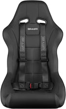 Load image into Gallery viewer, BRAUM Racing Harness (4 Point / 2” Strap) Black / Red / Pink / White / Lime Green Alternate Image