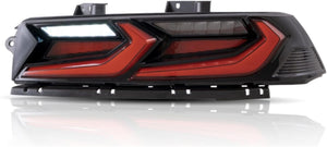 Auto Addict Tail Lights Chevy Camaro (2010-2013) UMBRA LED Gloss Black / VELOX LED Smoked