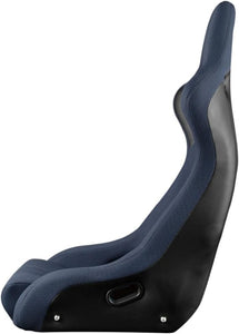 BRAUM Venom-R Cloth Bucket Seat (Blue w/ Carbon Fiber Leatherette Back) BRR7-BUFB