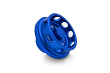Load image into Gallery viewer, HPS Performance Billet Oil Cap Infiniti G35 G37 Q50 Q60 &amp; Nissan 350Z 370Z Altima Maxima Frontier Pathfinder - Black / Red / Blue Alternate Image