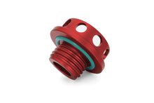 Load image into Gallery viewer, HPS Performance Billet Oil Cap Infiniti G35 G37 Q50 Q60 &amp; Nissan 350Z 370Z Altima Maxima Frontier Pathfinder - Black / Red / Blue Alternate Image