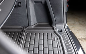 3D MAXpider Cargo Liner BMW X3 G01 (2018-2024) Cross Fold Kagu Black Rubber  - w/ or w/o Cargo Tie Down Rails