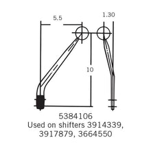 Load image into Gallery viewer, Hurst Competition/ Plus Shifter Stick (10-in Tall - 5.5-in Setback) -  5384106/ Chrome - Manual Transmission Alternate Image