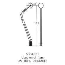 Load image into Gallery viewer, Hurst Competition/ Plus Shifter Stick (16.5-in Tall - 4.5-in Setback) 5384331 - Chrome Alternate Image
