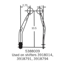 Load image into Gallery viewer, Hurst Competition/ Plus Shifter Stick (10.5-in Tall - 2.75-in Setback) 5388009 - Chrome - Default Title Alternate Image