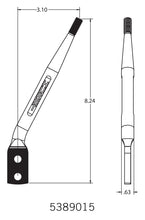 Load image into Gallery viewer, Hurst Shifter Stick/ Round Bar (7.92-in Tall - 3.10-in Setback) 5389015 - Chrome Alternate Image