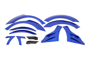 OLM Fender Flare Subaru WRX/STI (15-21) [S209 Style - World Rally Blue] 12pc Set