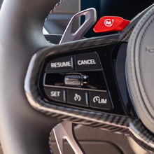 Load image into Gallery viewer, JQ Werks Madtrace Clubsport Magnetic Paddle Shifters for BMW G &amp; F Chassis M and Non-M Models (11-26) Toyota GR Supra (20-26) Gloss / Matte Carbon Fiber with Aluminum or Full Aluminum Alternate Image