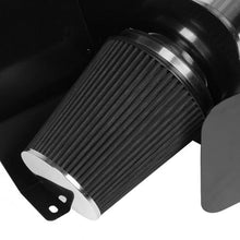 Load image into Gallery viewer, DNA Air Intake Kit Chevy Avalanche Tahoe Suburban Silverado 1500 (2007-2008) [w/ Heat Shield + Cone Filter] Silver / Black Alternate Image