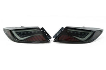 Load image into Gallery viewer, OLM LED Tail Lights FR-S (13-16) BRZ (13-20) 86 (17-20) [Scythe Style] Smoke Lens w/ White DRL - Default Title Alternate Image