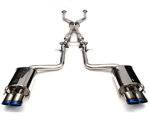 Invidia Q300 Exhaust Lexus RC F (14-19) Catback w/ Dual Exit Quad Polished or Titanium Blue Tips