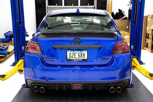 OLM Duckbill Spoiler Subaru WRX / WRX STI (15-20) Single Point Carbon Fiber