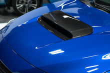 Load image into Gallery viewer, OLM Hood Scoop Cover for Subaru WRX (2022-2026) LE Carbon Fiber OLMB.47018.1 Alternate Image