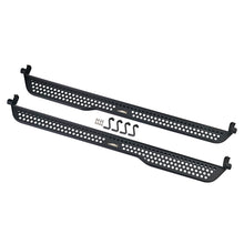 Load image into Gallery viewer, IAG Offroad Side Steps for Ford Bronco 6G (2021-2026) Full Length Bolt On for 2 or 4 Door - Requires OEM Rock Rails - 2 Door with Factory/IAG Rock Rails / Stainless (Gray) Alternate Image