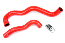 Load image into Gallery viewer, HPS Performance Silicone Radiator Coolant Hose Kit for Ford Excursion 6.0L Diesel (03-07) Twin or Mono Beam Suspension - Black / Red / Blue - Twin Beam / Red Alternate Image