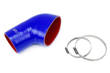 Load image into Gallery viewer, HPS Performance Silicone Air Intake Hose BMW M3 E46 (2001-2006) [Post MAF] Red / Blue / Black - Blue Alternate Image