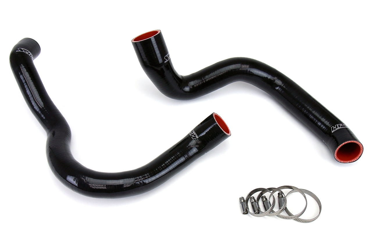 2-Piece Red Silicone Radiator Hose Kit For 1991-2001 Jeep Cherokee XJ With 4.0L I6
