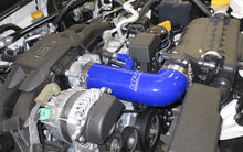 Load image into Gallery viewer, HPS Performance Silicone Air Intake Tube FR-S (2013-2016) BRZ (2013-2020) [Post MAF] Blue / Polished / Red / Black - Blue Alternate Image