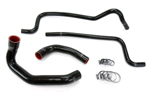 HPS Performance Silicone Radiator + Heater Hoses Jeep Wrangler TJ 4.0 (02-06) Red / Black