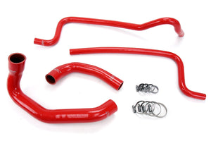 HPS Performance Silicone Radiator + Heater Hoses Jeep Wrangler TJ 4.0 (02-06) Red / Black