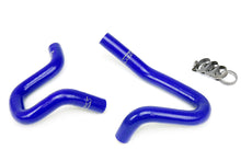 Load image into Gallery viewer, HPS Performance Silicone Heater Hoses Hyundai Genesis Coupe 2.0T Turbo 4Cyl (10-14) Red / Blue / Black - Blue Alternate Image