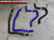 Load image into Gallery viewer, HPS Performance Silicone Heater Hoses Toyota 4Runner 22RE Non Turbo EFI (89-95) Red / Black / Blue - Black Alternate Image