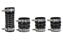 Load image into Gallery viewer, HPS Performance Silicone Intercooler Hoses Dodge Ram Pickup 5.9L Cummins Diesel (07-09) [High Temp Aramid Reinforced Boots Kit] Orange or Black - Black Alternate Image