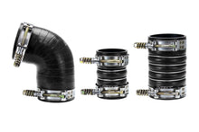Load image into Gallery viewer, HPS Performance Silicone Intercooler Hoses GMC Sierra 2500/3500 HD 6.6L Duramax Diesel (04.5-05) [High Temp Aramid Reinforced Boots Kit] Orange or Black Alternate Image