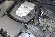 Load image into Gallery viewer, HPS Performance Silicone Air Intake Hose Infiniti M35 3.5L V6 (2006-2008) [Post MAF] Black / Blue / Red - Black Alternate Image