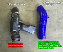 Load image into Gallery viewer, HPS Performance Silicone Air Intake Hose Infiniti M35 3.5L V6 (2006-2008) [Post MAF] Black / Blue / Red - Black Alternate Image