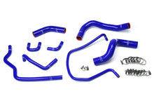 Load image into Gallery viewer, HPS Performance Silicone Radiator Hose Kit Nissan Titan V8 5.6L (2004-2014) Black / Blue / Red - Blue Alternate Image