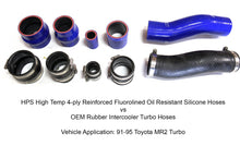 Load image into Gallery viewer, HPS Performance Intercooler Pipes Toyota MR2 2.0L Turbo (1991-1995) Black / Blue / Polish / Red - Black Alternate Image