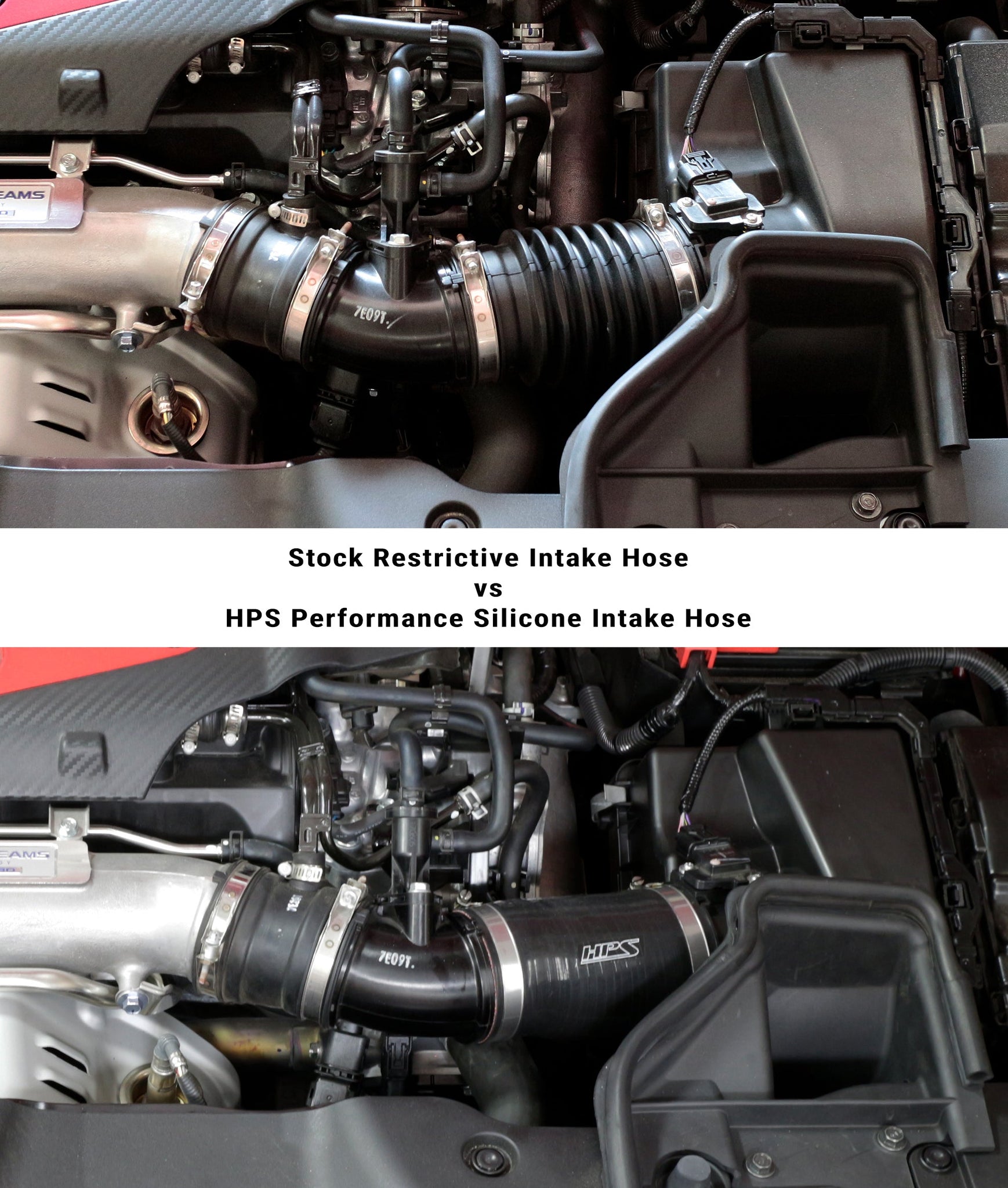HPS Performance Silicone Air Intake Hose Honda Civic Type R FK8 2.0L