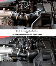 Load image into Gallery viewer, HPS Performance Silicone Air Intake Hose Honda Civic Type R FK8 2.0L (17-21) [Post MAF] Black / Blue / Red - Black Alternate Image