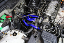 Load image into Gallery viewer, HPS Performance Silicone Heater Hoses Honda Civic EK 1.6L D16 SOHC (1996-2000) Black / Blue / Red - Black Alternate Image