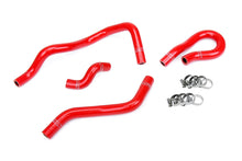 Load image into Gallery viewer, HPS Performance Silicone Heater Hoses Honda Civic EK 1.6L D16 SOHC (1996-2000) Black / Blue / Red - Red Alternate Image