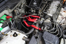 Load image into Gallery viewer, HPS Performance Silicone Heater Hoses Honda Civic EK 1.6L D16 SOHC (1996-2000) Black / Blue / Red - Black Alternate Image