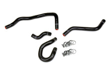 Load image into Gallery viewer, HPS Performance Silicone Heater Hoses Honda Civic EX HX 1.6L D16 SOHC (96-00) Black / Blue / Red - Black Alternate Image