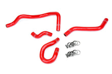 Load image into Gallery viewer, HPS Performance Silicone Heater Hoses Honda Civic EX HX 1.6L D16 SOHC (96-00) Black / Blue / Red - Red Alternate Image