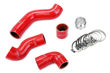 Load image into Gallery viewer, HPS Performance Silicone Intercooler Boost Hoses VW Golf GTI MK4 1.8T Turbo AWP (99-06) Black / Blue / Red - Red Alternate Image