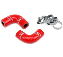 Load image into Gallery viewer, HPS Silicone Elbow Hose Dodge Ram 1500/2500 5.7L Hemi V8 (2006) 2500/3500 5.9L Cummins Diesel (03-06) [Oil Cooler Coolant] Black / Blue / Red - Red Alternate Image